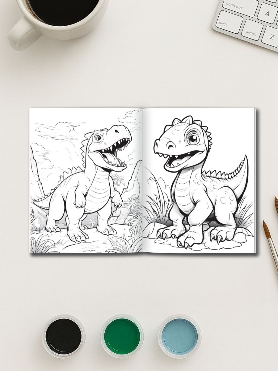 Dino & Dragon Quest – 100 Adventure Pages for Kids - Image 2
